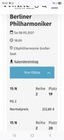 Konzertkarten Berliner Philharmoniker