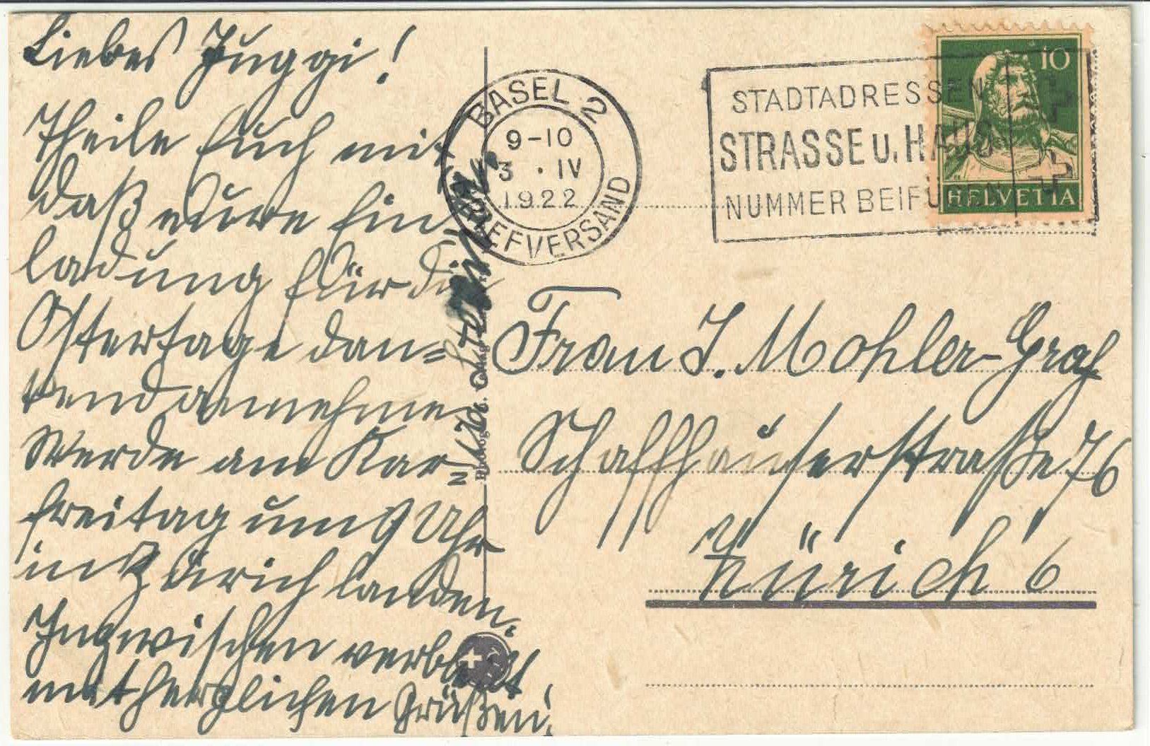 Cartoline postali: Basel - St. Margarethen - Litho – Usato da Ettingen venduto da Kartenplanet 1