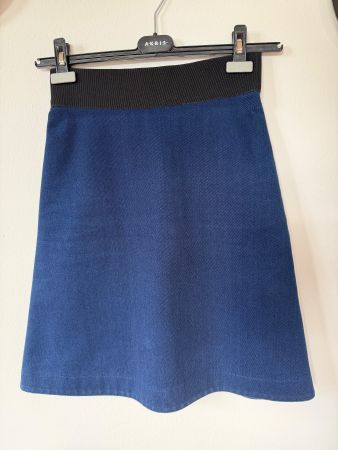 Rock AKRIS Punto Denim dunkelblau in 36