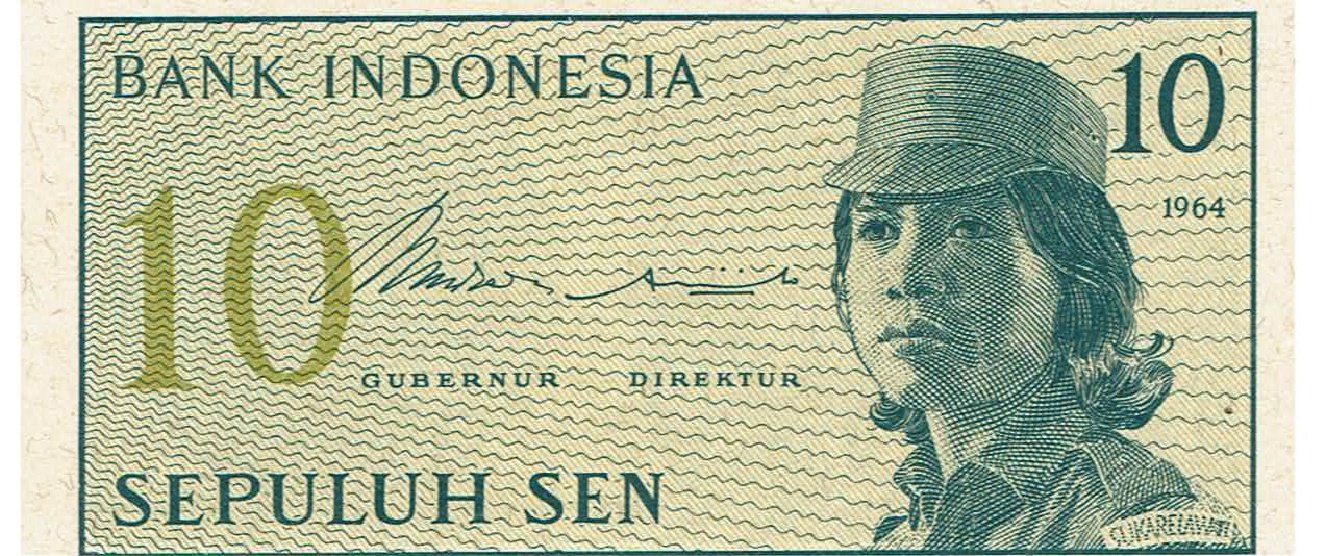 Banconote: Indonesien 10 Sen 1964 UNZ – Nuovo (secondo la descrizione) da Steffisburg venduto da ber_8htf