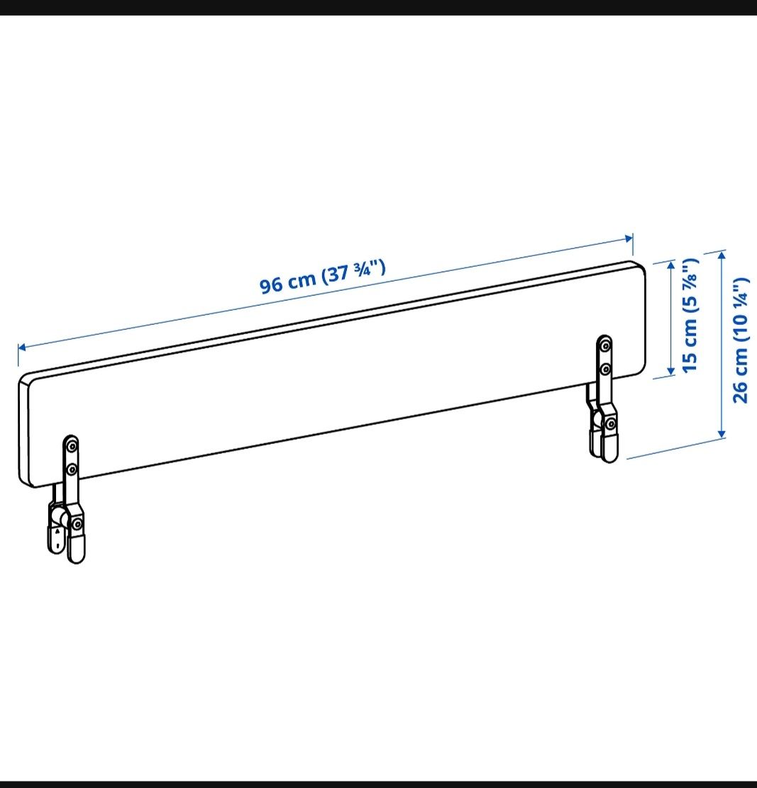 Ikea Letti: IKEA NATTAPA Guard Rail - White - Excellent Condition – Nuovo (secondo la descrizione) da Dübendorf venduto da Danas_Corner 1