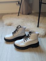 Timberland White Leather Ankle Boots, Size 36 - EU
