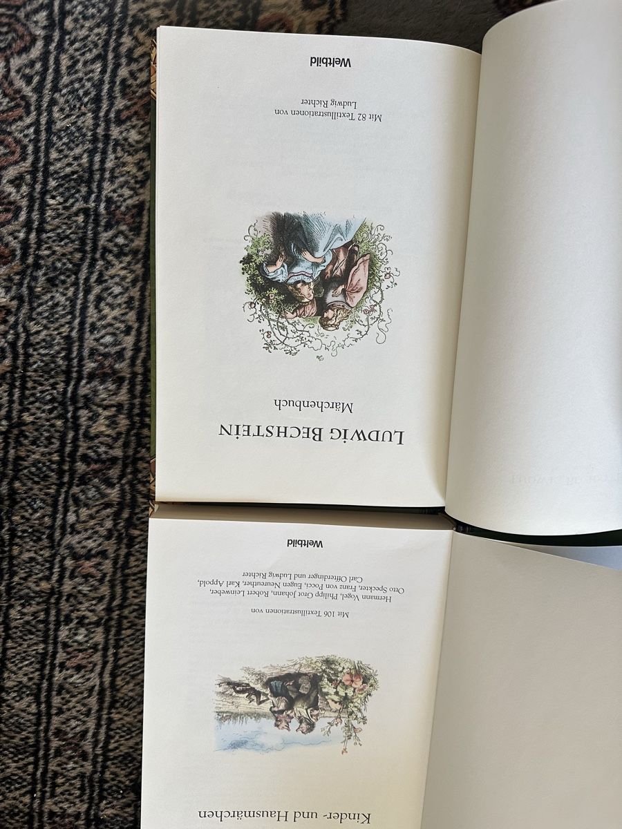 Libri: LUDWIG BECHSTEIN -Mörchenbuch -Bruder Grimm 2 Bücher – Nuovo (secondo la descrizione) da Uster venduto da bek_v2ct 2