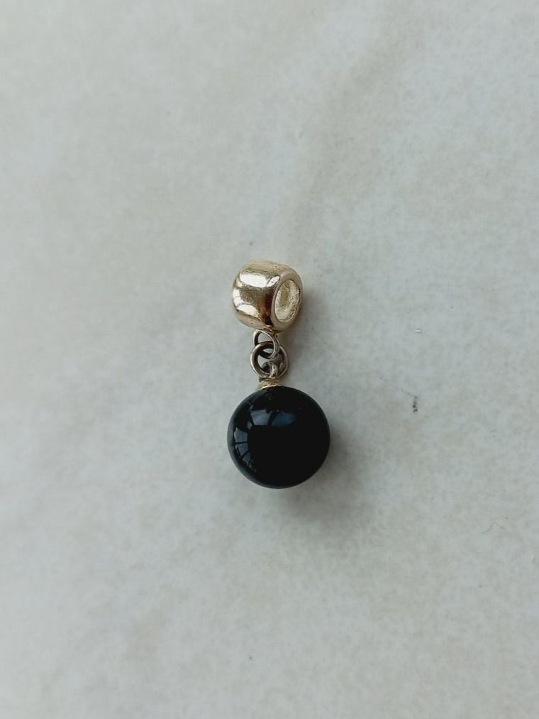 Ciondoli: Silber Schmuck Anhänger Obsidian schwarz – Nuovo e nell'imballaggio originale da Winistorf venduto da acreativ2 1