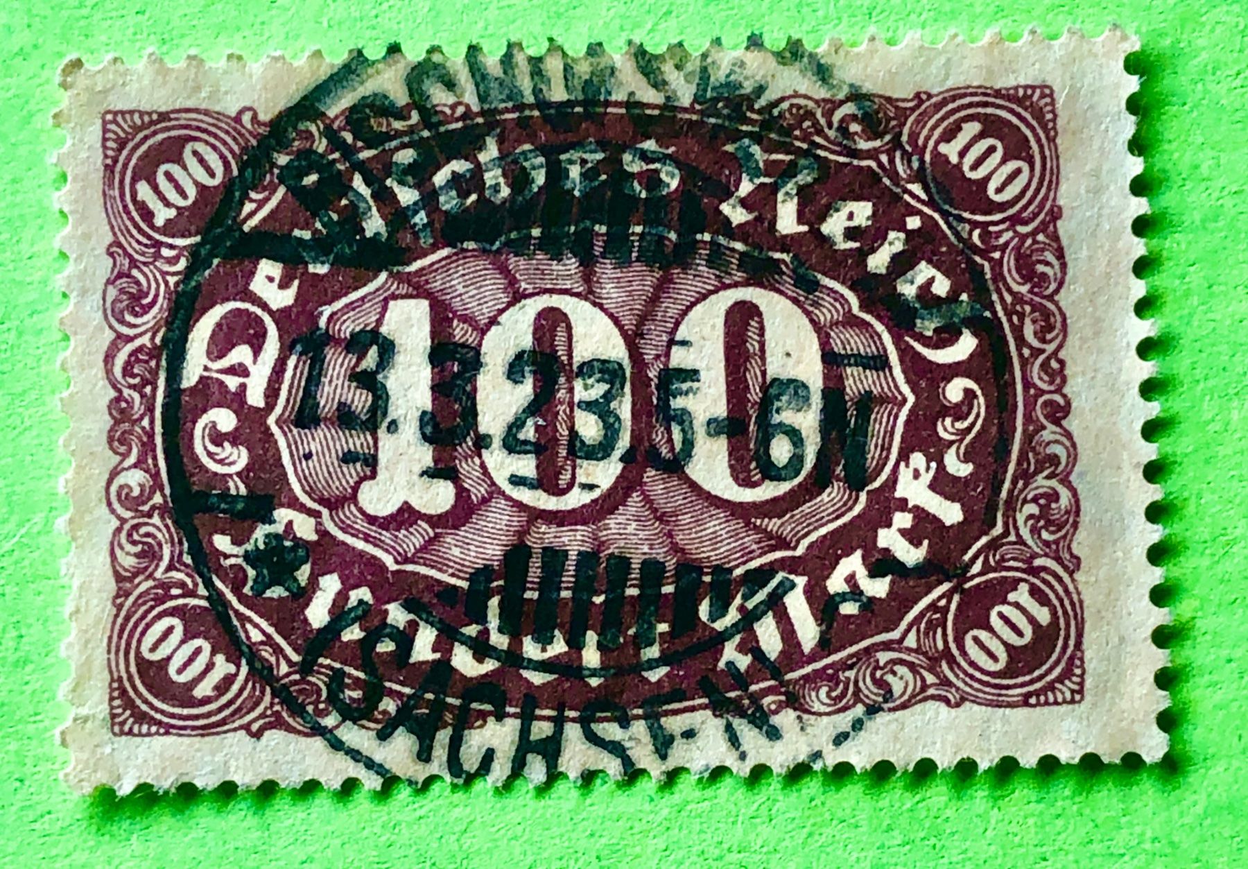 Tutti i francobolli: Briefmarken aus Deutsches Reich gestempelt  – Usato da Aarau venduto da Angi-007