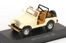 Jeep CJ-7 Laredo 1980-1986 creme / beige        1:43 von IXO