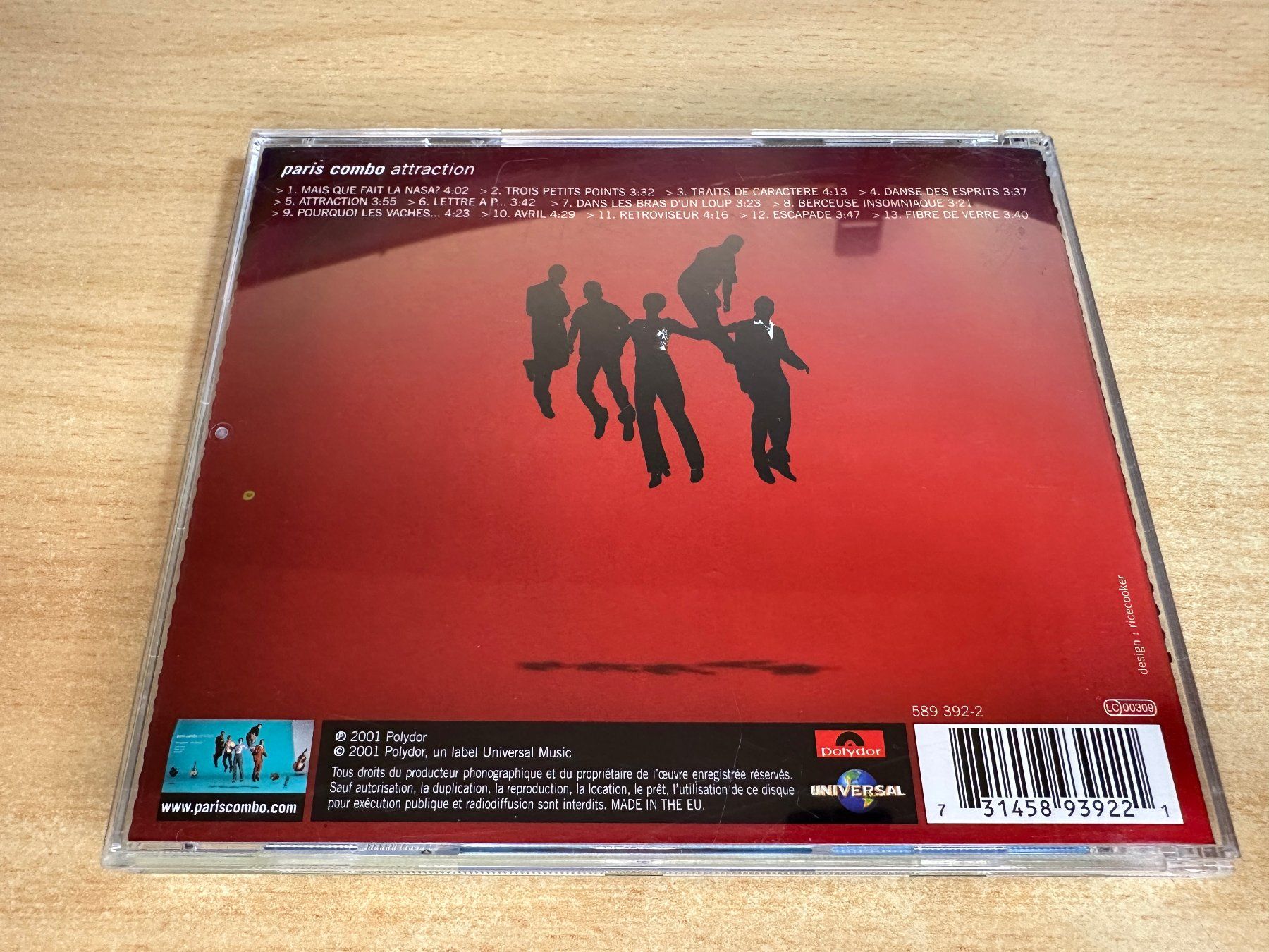 CD: B7 Paris Combo – Attraction – Usato da Rikon im Tösstal venduto da Alpenmutz 1
