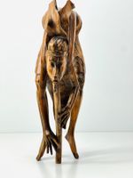 Holz Figur Skulptur Tänzerin Musikerin Afrika c. 1970-1990