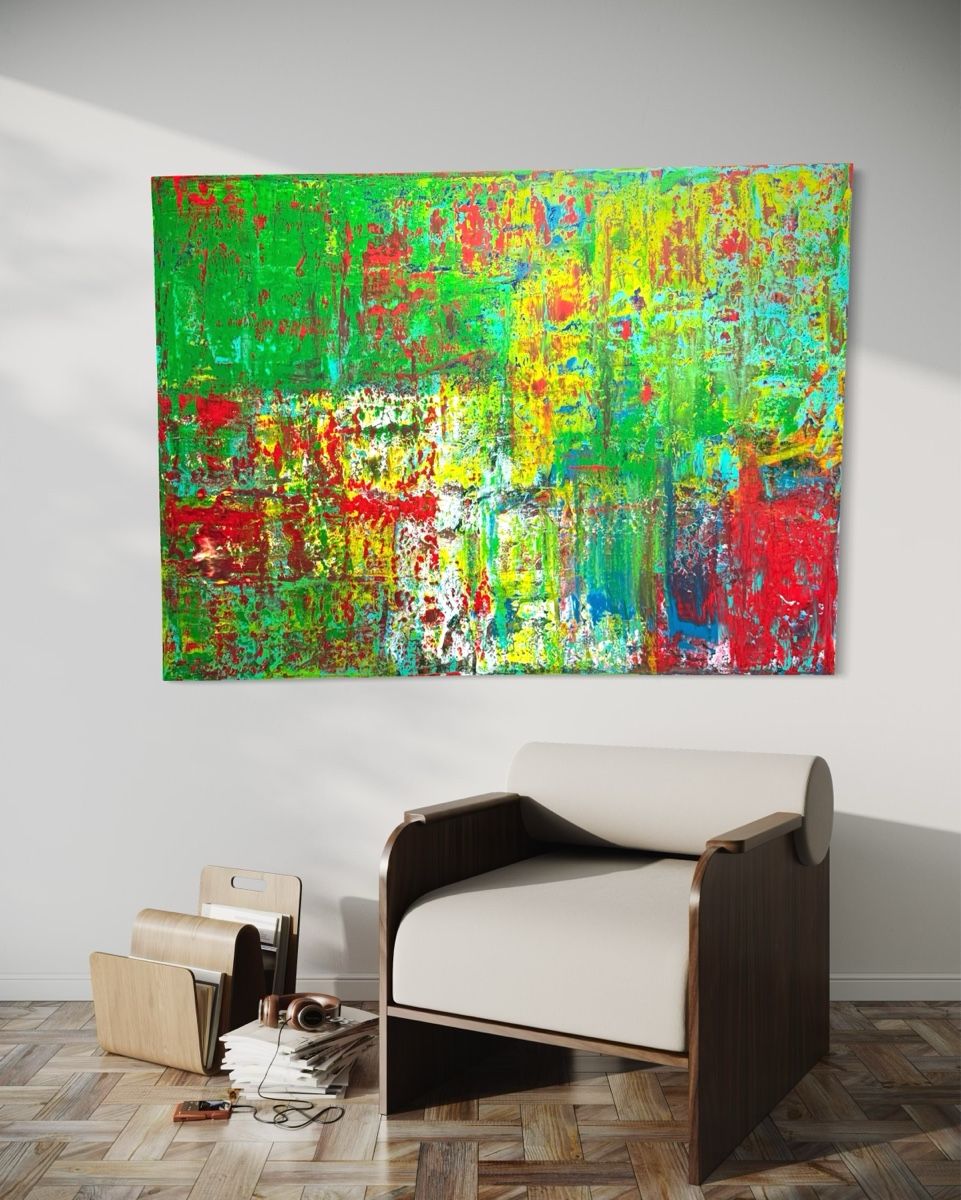 Gemälde: Original Gemälde, abstrakte Kunst, 190 x 140 cm – Neu und originalverpackt aus Berikon von nimmo 6