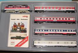 Märklin 2859 H0 Popfarbiges AC Zug-Set Ellok BR 111+ 4 Wagen