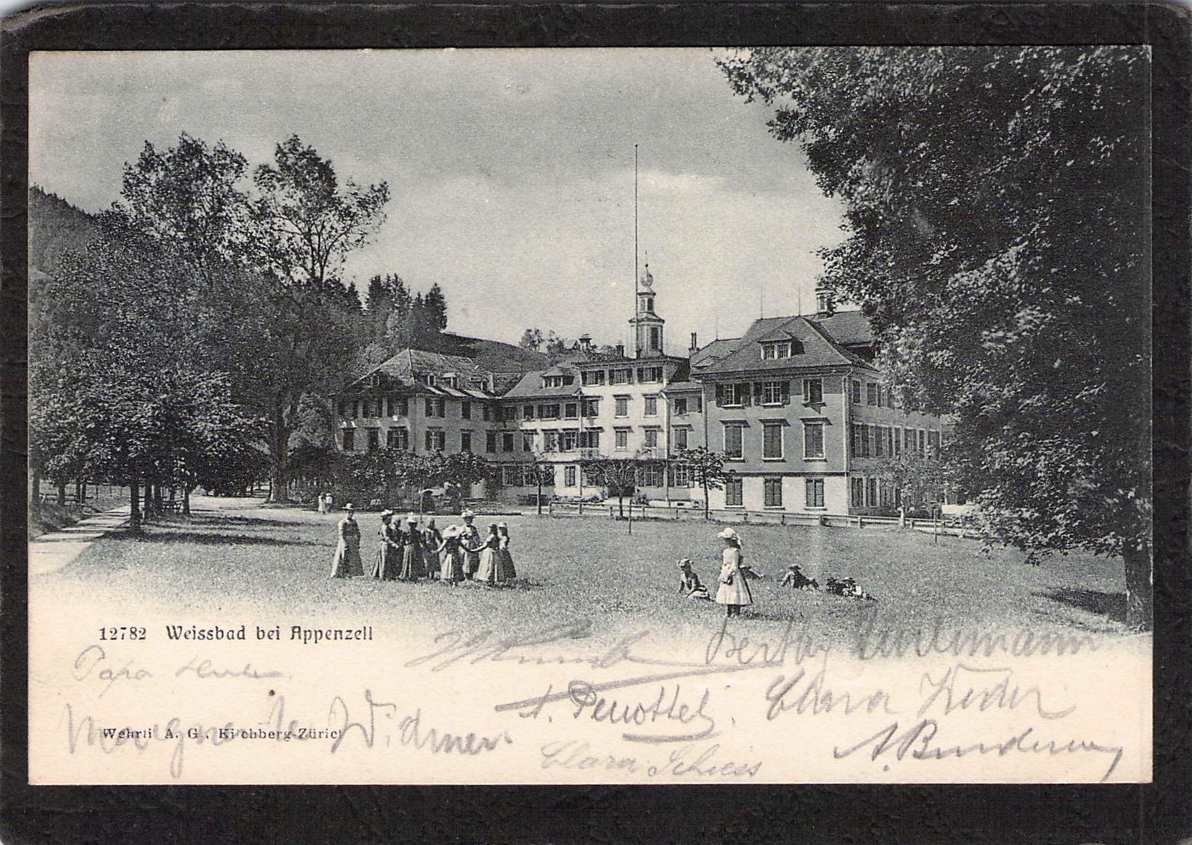 Ansichtskarten: Weissbad AI , gel. 9.Vlll.1907 – Gebraucht aus Reichenburg von Pipo-67