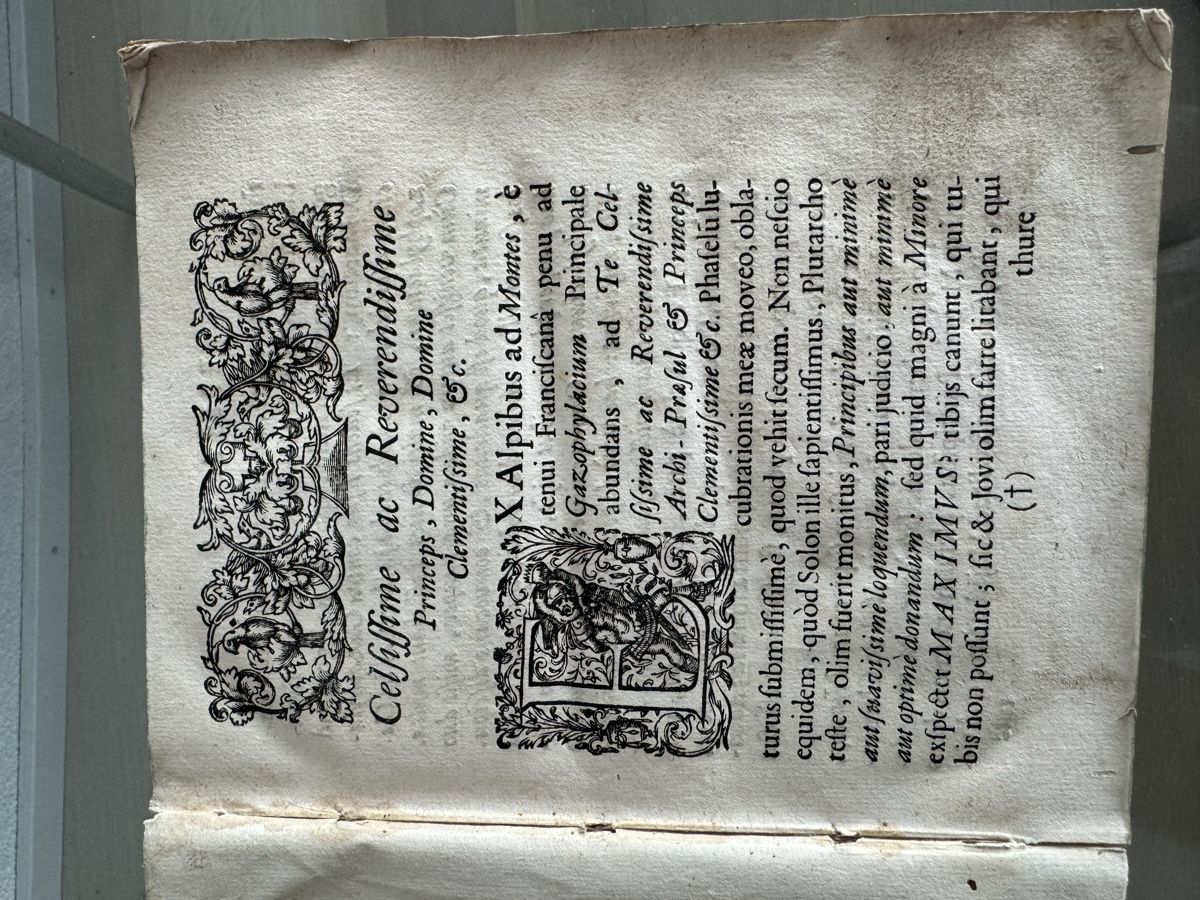 Bücher: Antikes Buch CELSISSIMO E T REVERENDISSIMO S.R. I. PRINCIPI – Gebraucht aus Morges von SevArt 9