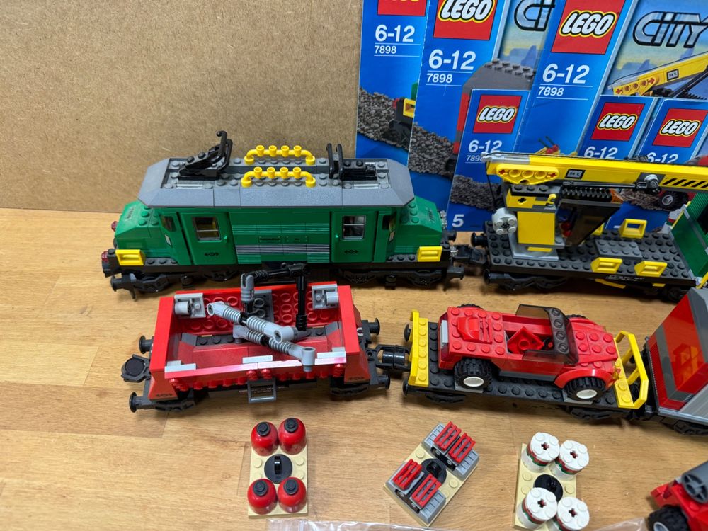 LEGO City 7898 - Großes Güterzug Set Eisenbahn (Gebraucht) in ...