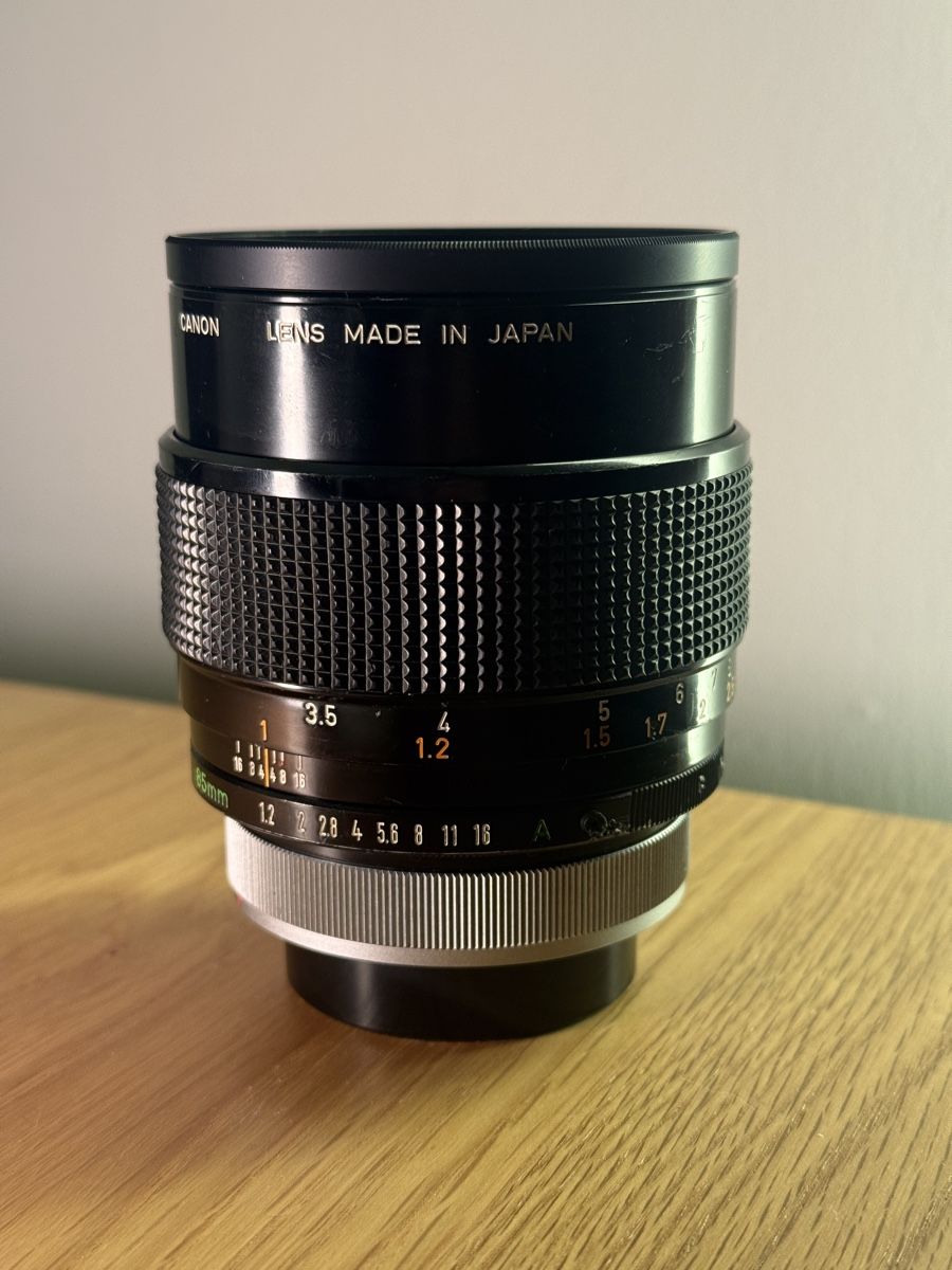 Canon Obiettivi: Canon FD Chromring 85mm 1:1.2 S.S.C Aspherical – Usato da Kilchberg ZH venduto da eric.webr