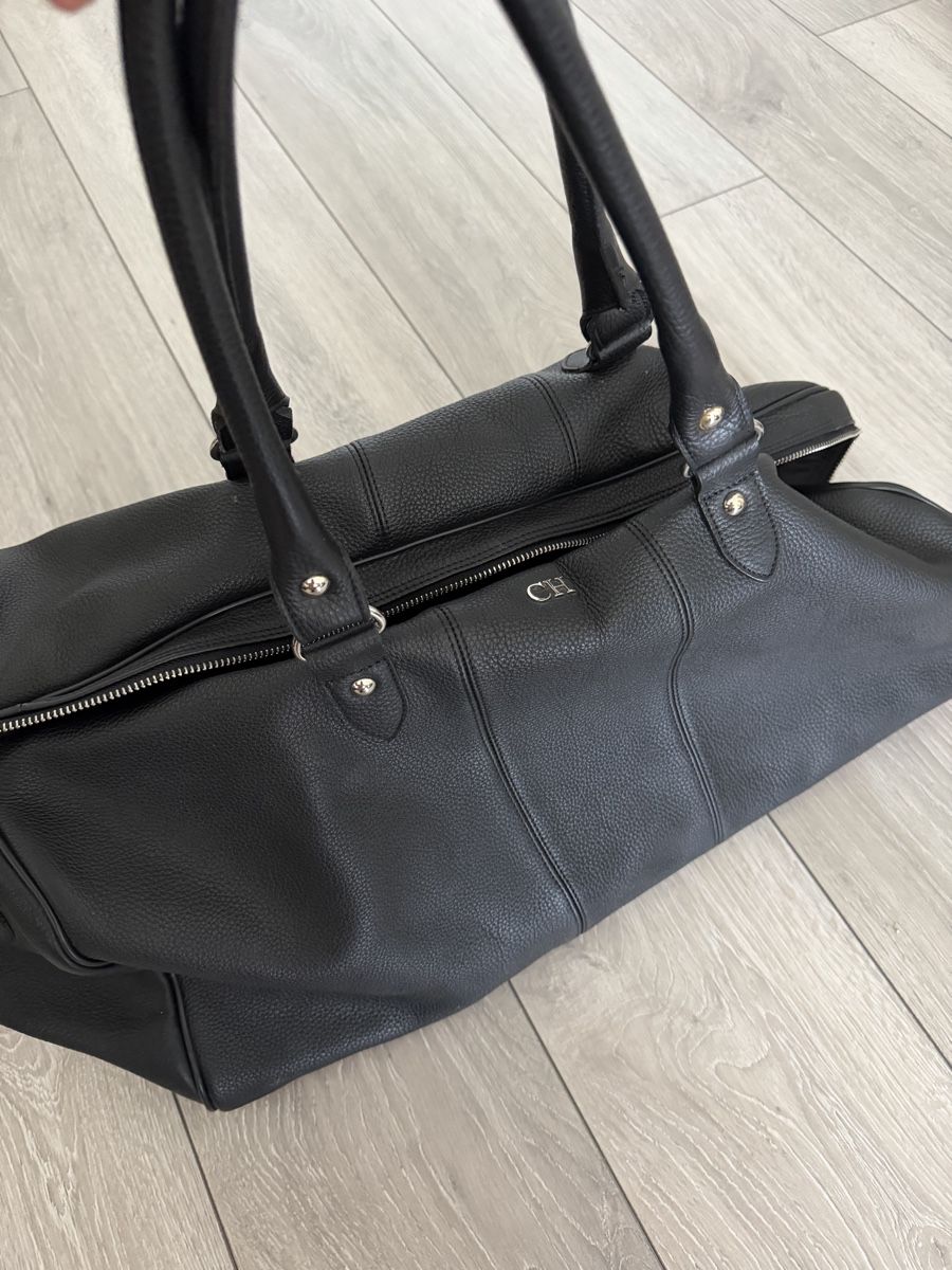 Sacs: Weekender bag black leather – D'occasion à Zürich par buy_d5vz