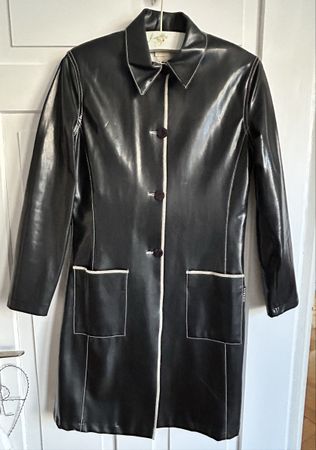 Morgan de Toi trench coat, black, size 38, spring sale!