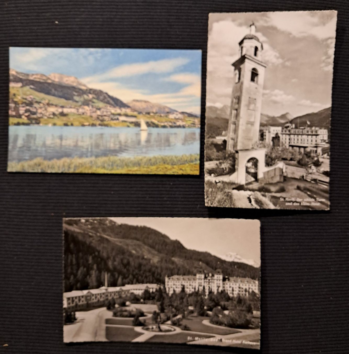 Cartoline postali: 3 AK ST. MORITZ – Usato da Ponto Valentino venduto da giorgia06