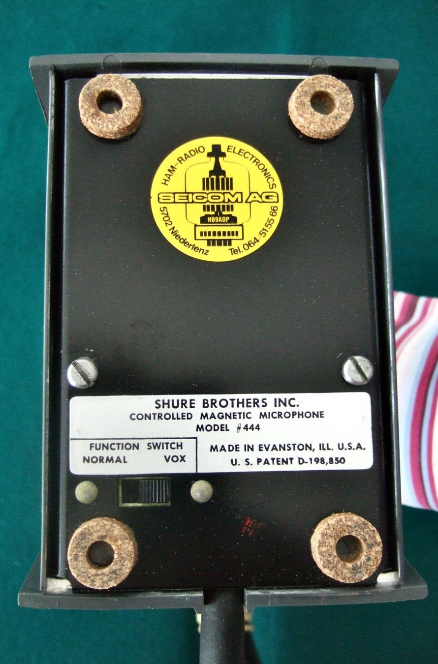 Shure Microfoni: Legendäres Mikrofon Model "SHURE 444" von 1964 – Usato da KRIENS venduto da Odeon01 1
