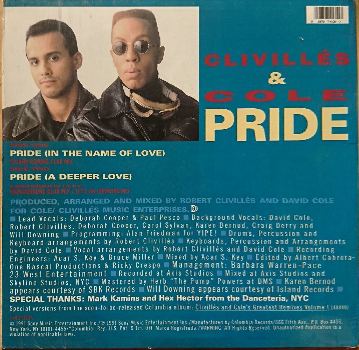 Vinyles: Clivillés and Cole – D'occasion à Zürich par Raz88 1