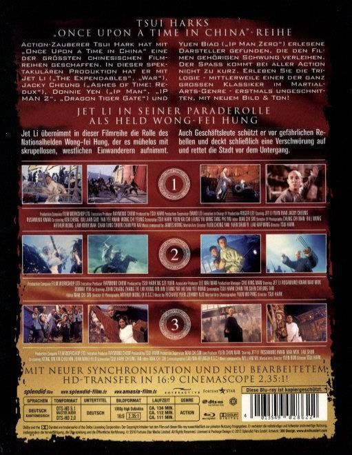 Tutti i DVDs: ONCE UPON A TIME IN CHINA - TRILOGY – Usato da Reinach AG venduto da Masi 1