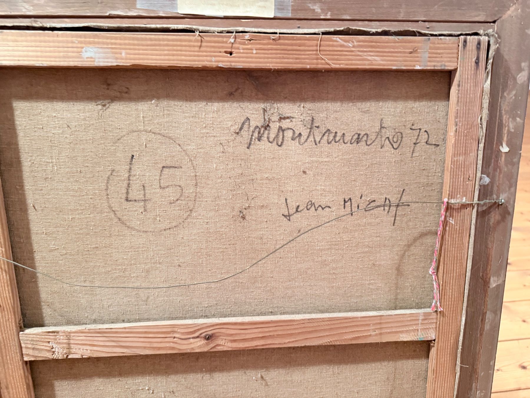 Dipinti: Montmatre 1972 Maler Jean Micot – Usato da Auslikon venduto da Ba711q 1