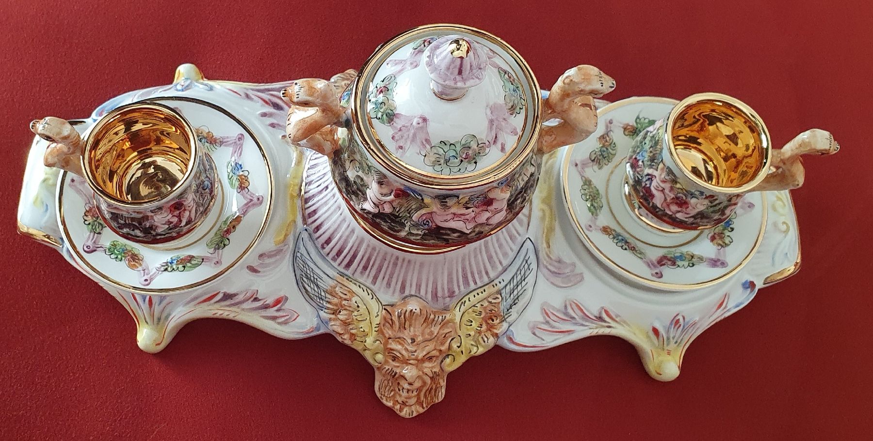 Set di piatti: Capodimonte Service, Tasse, Zuckerdose, Teller – Usato da Kreuzlingen venduto da Rschweiz1 4
