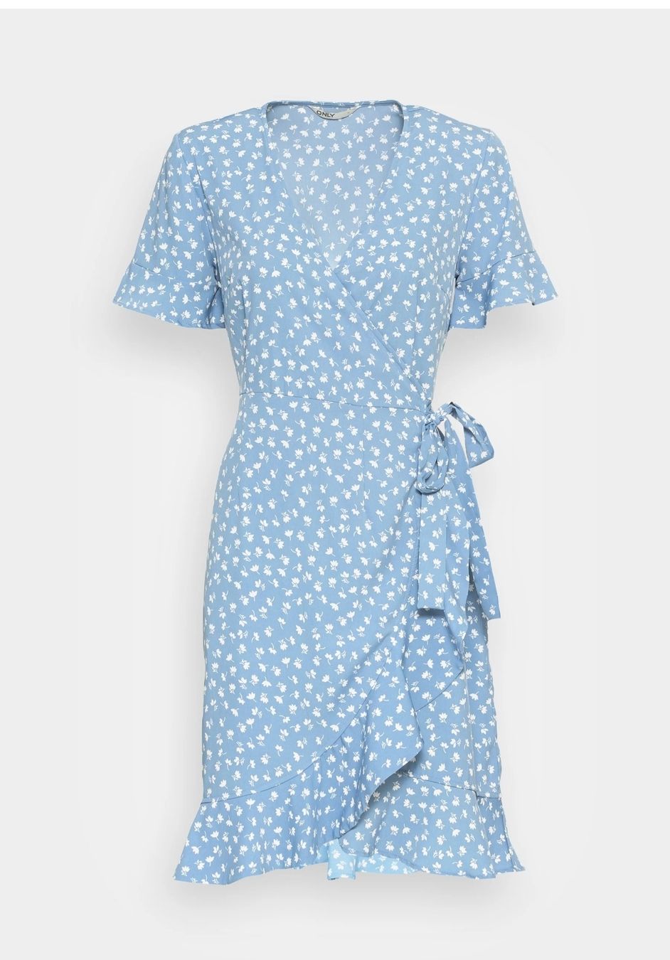 Only Vestiti: Robe bleu à fleurs Taille 46/XXL – Nuovo (secondo la descrizione) da Echallens venduto da Echo_ed6 3