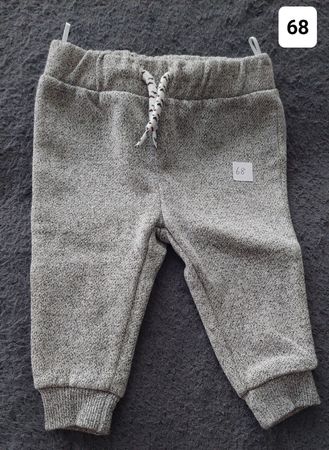 Baby Hose grau meliert 68 neu