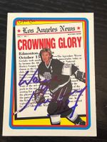Wayne Gretzky Original Unterschrift NHL L.A. Kings OPC 99