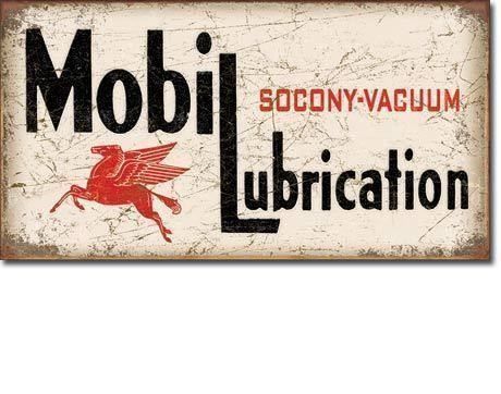 Insegne: Blechschild - Mobil Lubrication – Nuovo e nell'imballaggio originale da Ennetbürgen venduto da open24shop