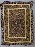 Zardosi Wanddekoration / Teppich Handarbeit mit Steinen