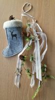 Weihnachtsdeko, Türdeko Türkranz Weihnachtsschuh Türhänger
