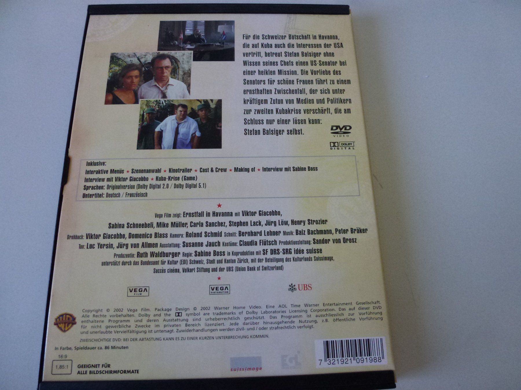Tutti i DVDs: Ernstfall in Havanna (DVD) – Nuovo (secondo la descrizione) da Bern venduto da Frebo 1