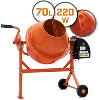 TIMBERTECH Betonmischer 70L - 220W