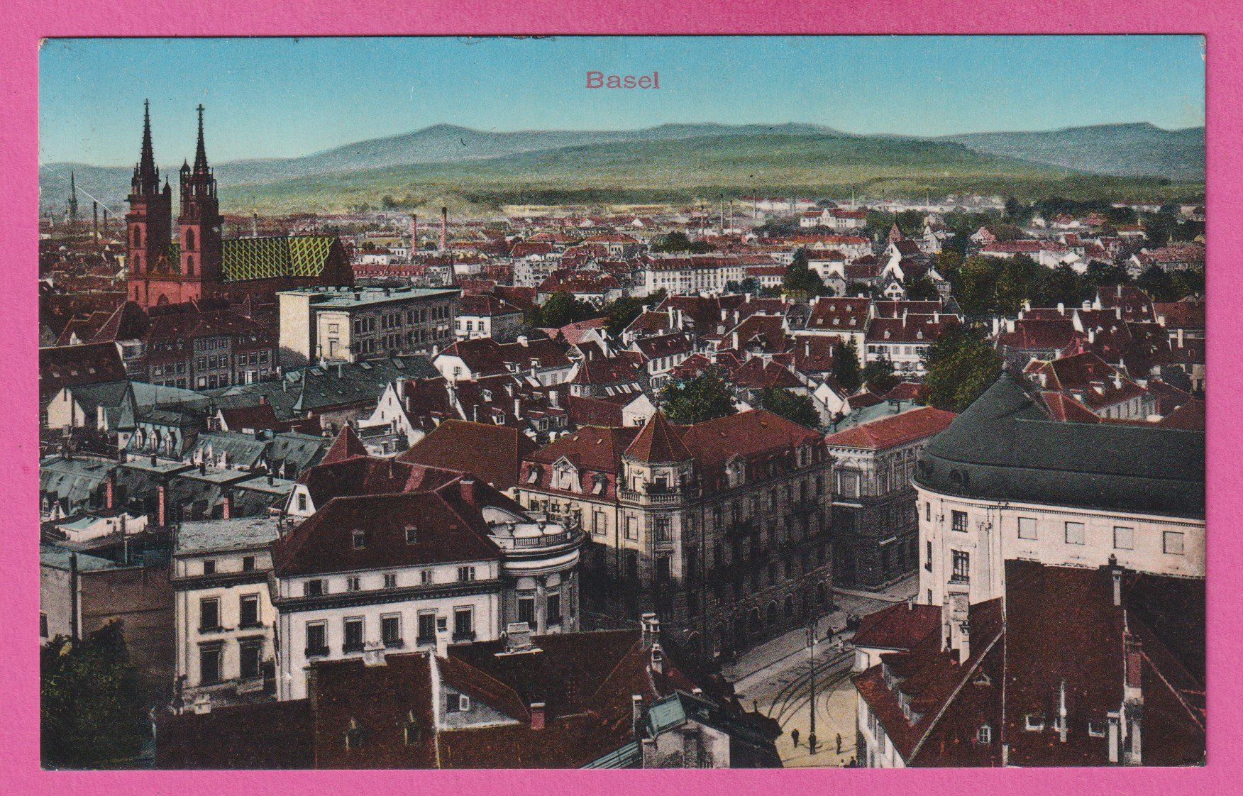 Cartoline postali: Basel gel 1911 – Usato da Einsiedeln venduto da dillie