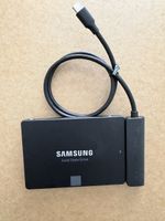 Samsung 870 EVO 500GB SSD with USB-C adapter