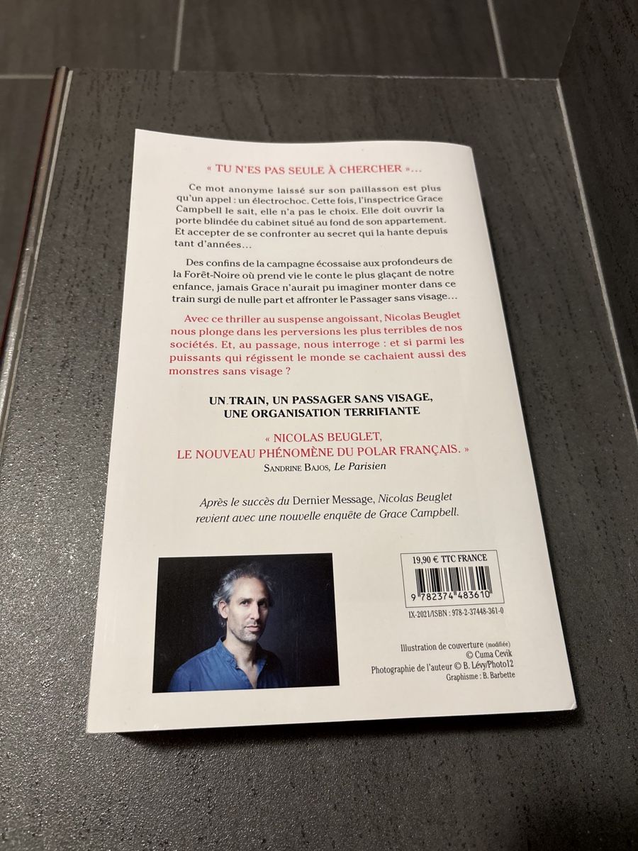 Libri: Thriller: Le passager sans visage – Usato da Les Bois venduto da warner10504 1