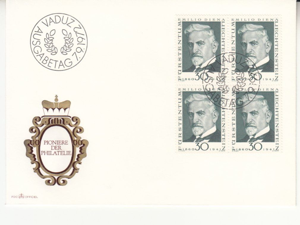 Tutti i francobolli: LBK 504 - 506 im 4er-Block FDC – Usato da Bürglen TG venduto da StampGraf 2