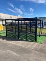 Neogard Rosenpergola schwarz 198x109x208 cm