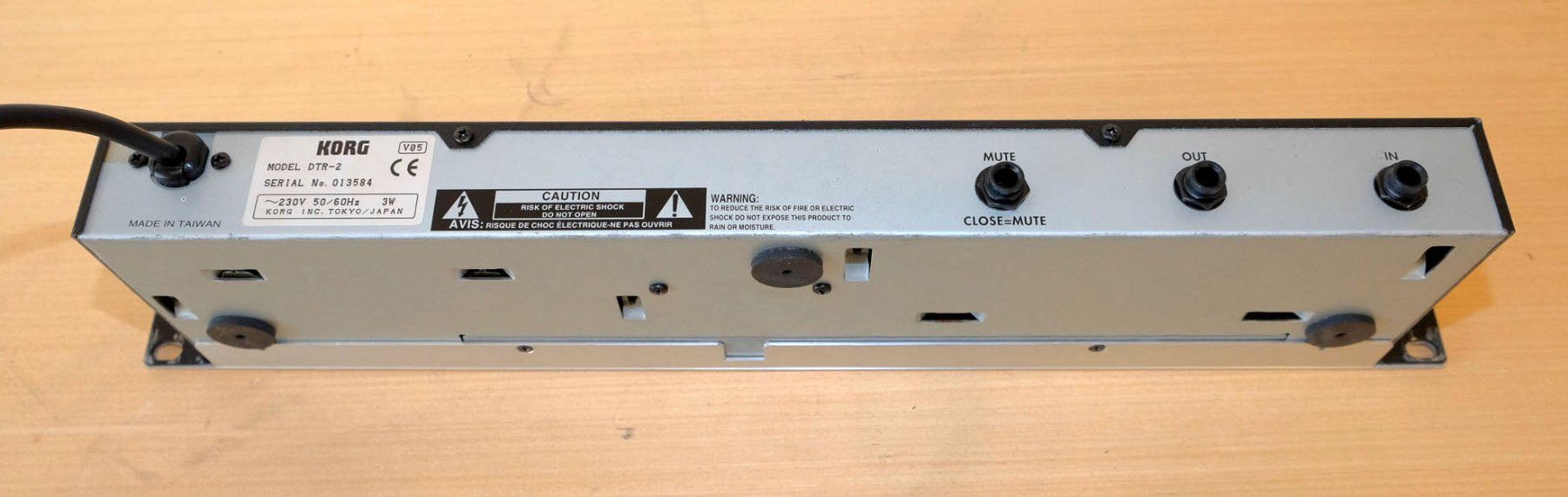 Strumenti musicali: Korg DTR-2 19 Rack Tuner - gute Funktion – Usato da Basel venduto da Bertob 4
