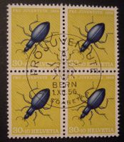 PJ166 VB gest. FD ProJuventute 1.12.56 ss Zemtrumsstempel