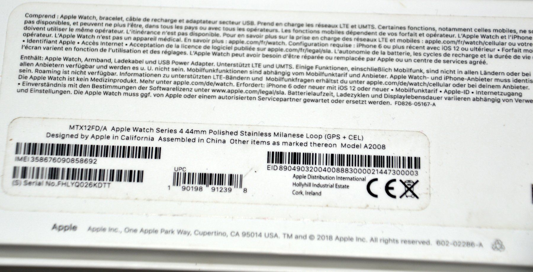 Apple Smartwatch: APPLE Watch Series 4 44 mm – Defekt aus Collonges von arashee 5