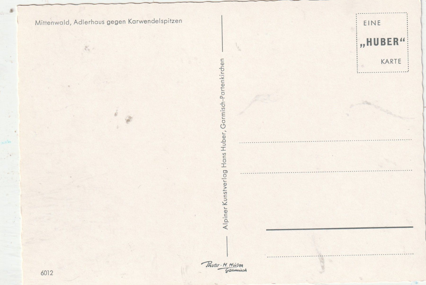 Cartoline postali: Mittenwald – Usato da Lumbrein venduto da made02 1