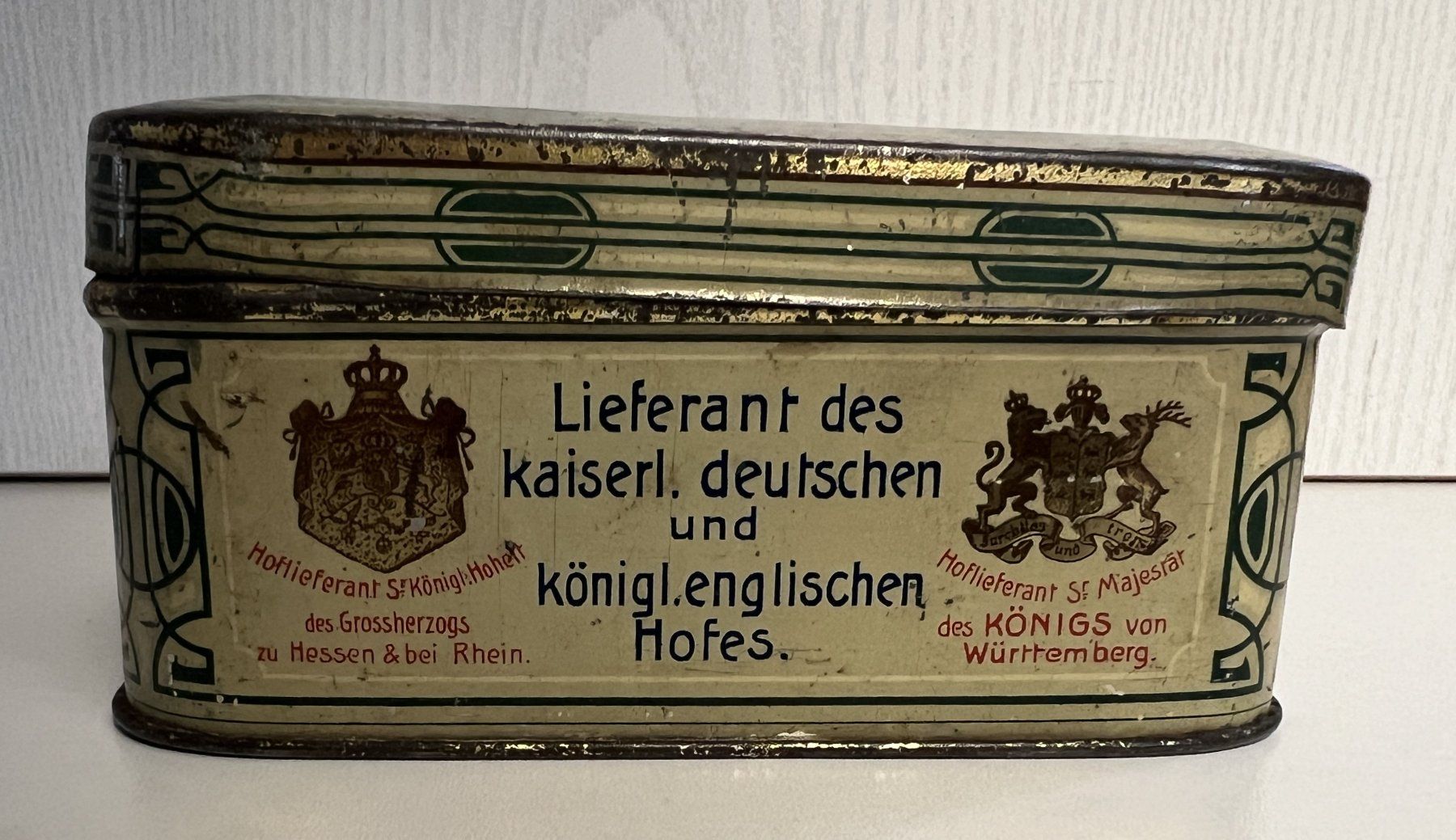 Dosen: Blechdose "G.F.BAUER Hofconditor-Wibele" Schloss Langenburg – Gebraucht aus Rothrist von Brandystar 5