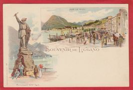 LUGANO SUR LE QUAI, LITHO