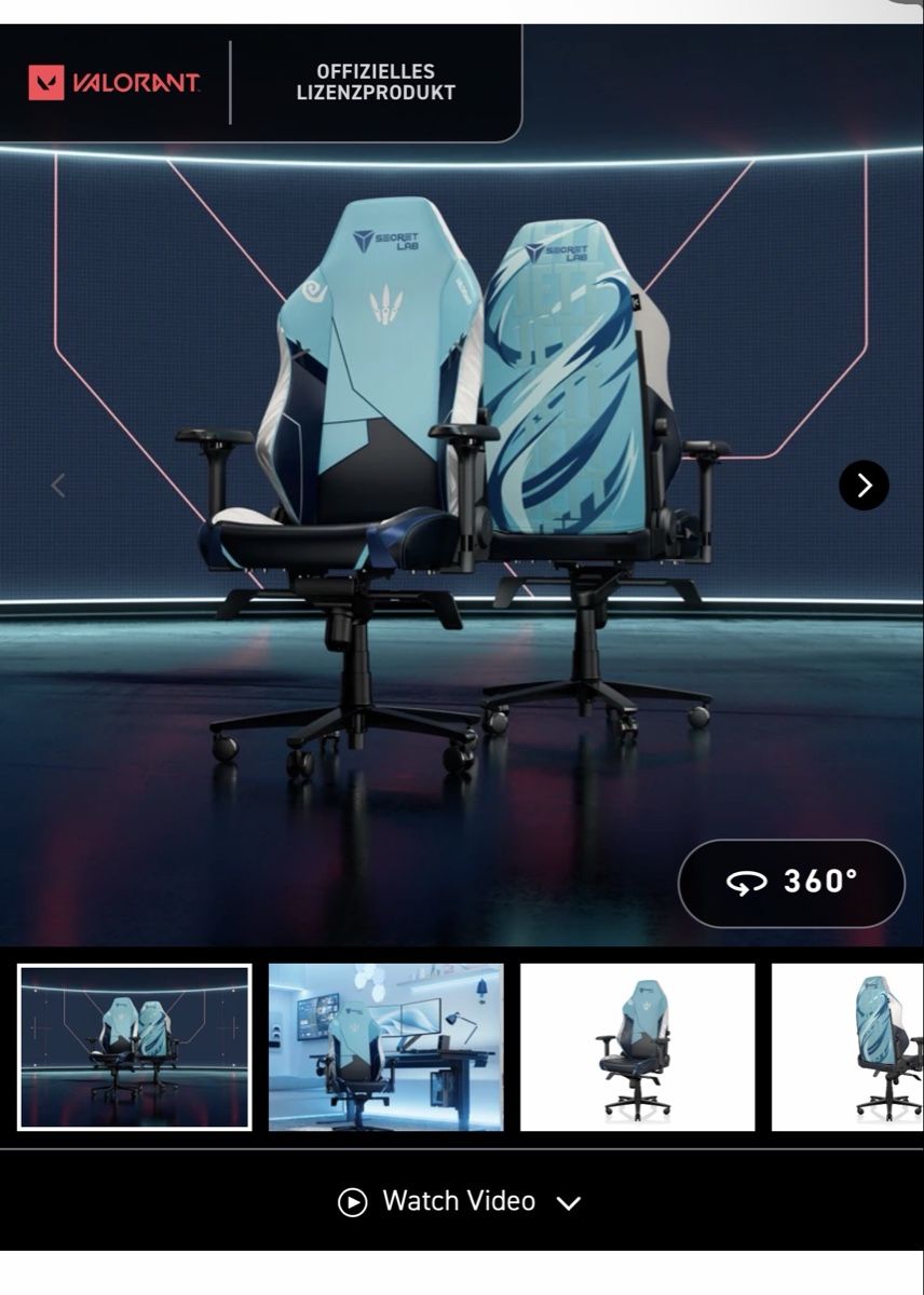 Secretlab Sedie: Secret Lab gaming Stuhl Valorant Jett Version – Nuovo (secondo la descrizione) da Therwil venduto da mandy.dietrich.sue