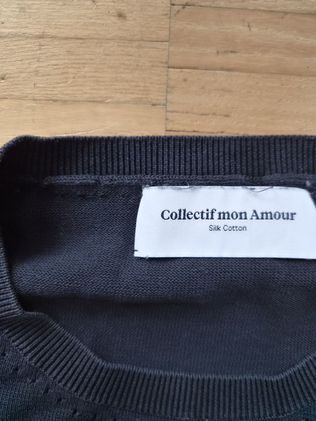 Pullover & Sweatshirts: Collectif mon Amour Kurzarm Pullover Seide Baumwolle dunkel – Gebraucht aus Jona von ramona024 1