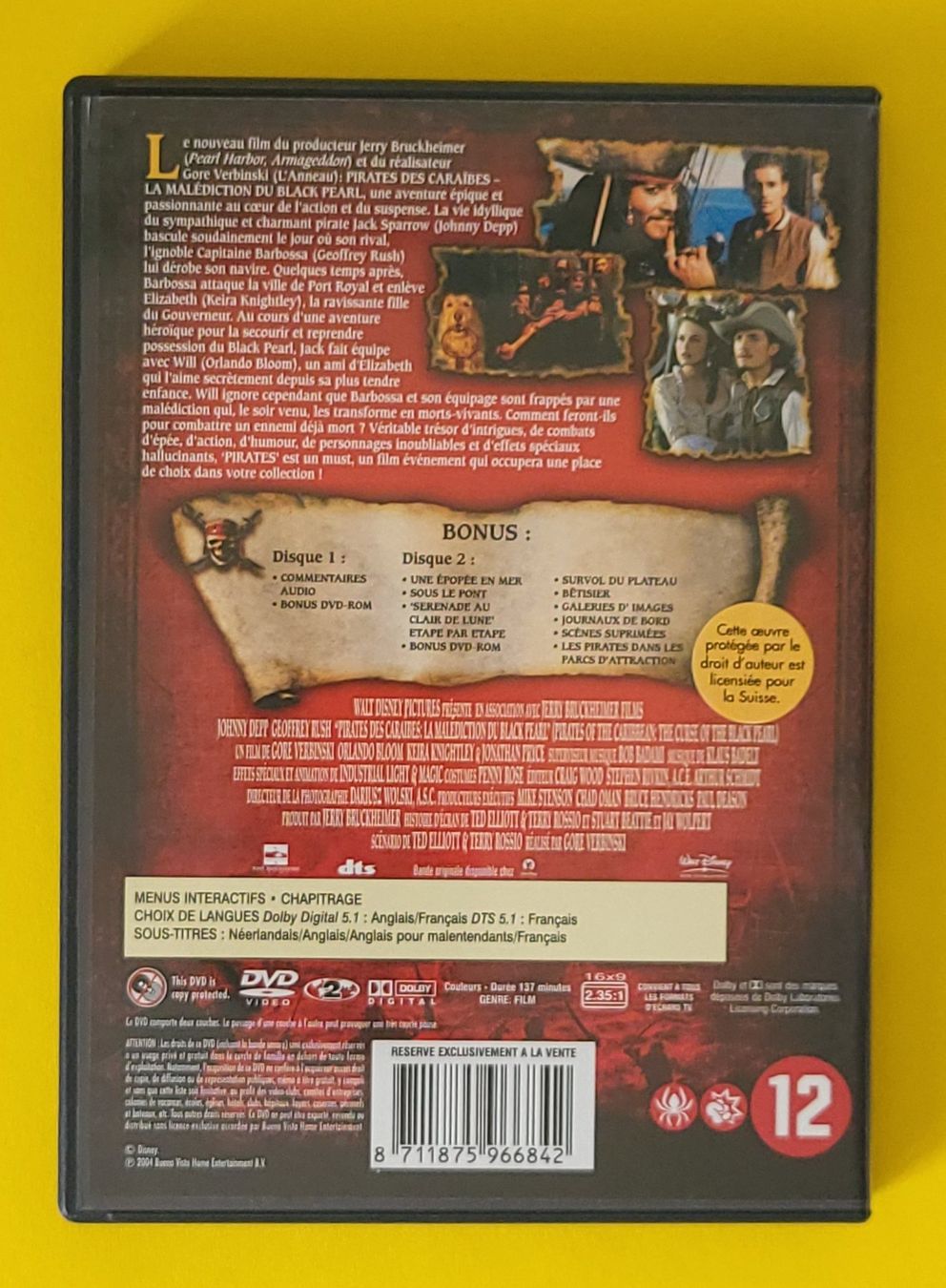Tutti i DVDs: DVD - Pirates des Caraibes I à IV – Usato da Pully venduto da Stewoui 1