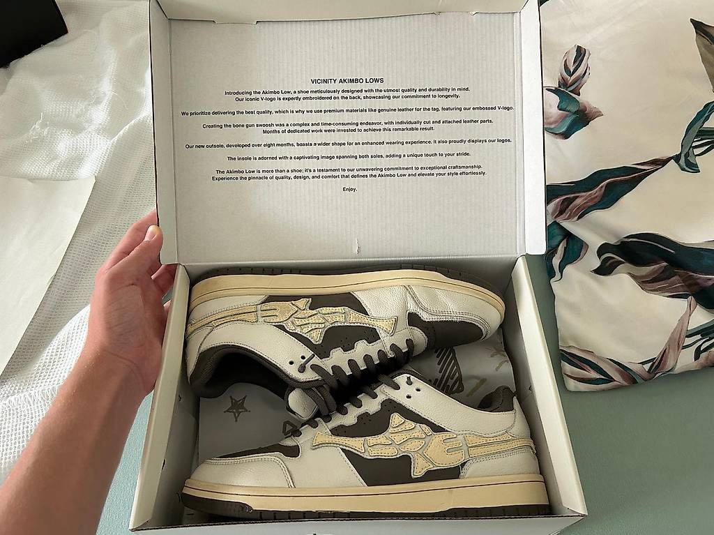 Scarpe da uomo: Vicinity Akimbo Lows "Bone Caper" (US 12 / EU 46) – Usato da Tuggen venduto da Lakeside728 1