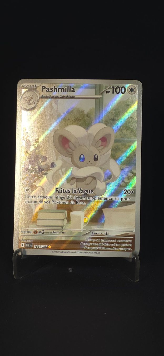 Pokémon Carte collezionabili: Pokémon FR Pashmilla IR 153/086 – Usato da Le Locle venduto da Dacost